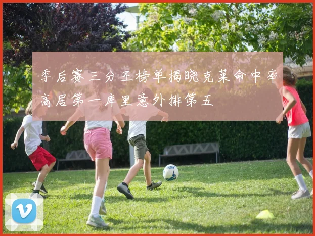 季后赛三分王榜单揭晓克莱命中率高居第一库里意外排第五